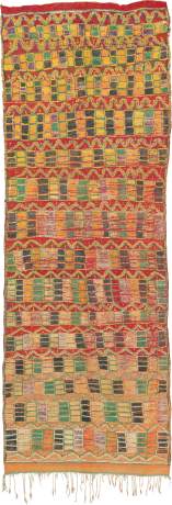 Azilal, Berber carpet, Morocco, Mid 20th Century, 15'0" x 5'2", ref 15321