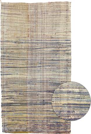 Moroccan Rag Rug, Berber carpet, Morocco, Mid 20th Century, 7'5" x 4'0", ref 15399