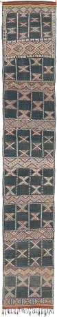 Zaiane, Berber carpet, Morocco, circa 1940, 19'0" x 3'1", ref 15427