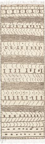 Azilal, Berber carpet, Morocco, Mid-20th Century, 13'9" x 4'5", ref 15430