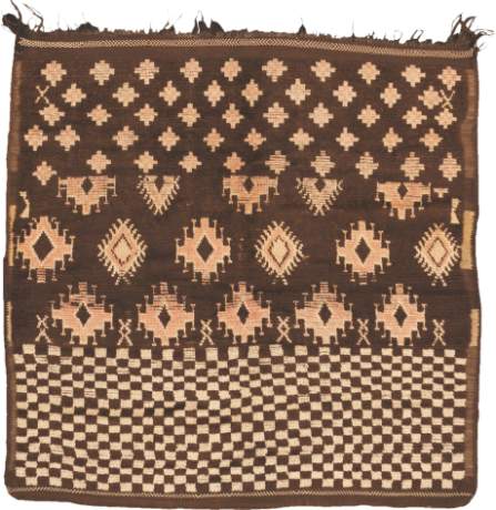 Tazenakht, Berber carpet, Morocco, Mid 20th Century, 5'2" x 5'1", ref 15467