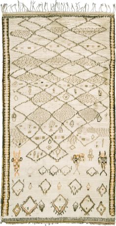 Beni Ourain, Berber carpet, Morocco, circa 1950, 9'4" x 5'1", ref 15472