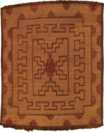 Tuareg Mat, Morocco, Mid 20th Century, 4'4" x 3'7", ref 15481