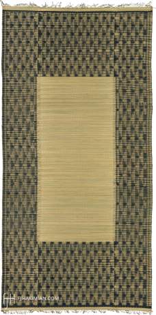 Moroccan Straw Mat, Woven Mat, Morocco, circa 2015, 9'11" x 4'11", ref 15522