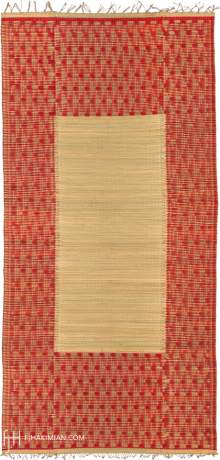 Moroccan Straw Mat, Woven Mat, Morocco, circa 2015, 10'0" x 4'11", ref 15523
