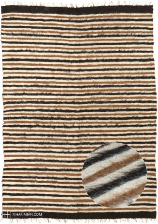 Turkish Tulu carpet, Turkey, Mid 20th Century, 5'9" x 4'2", ref 15534