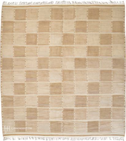 Sandstone carpet, China, circa 2003, 10'1" x 9'8", ref 16264