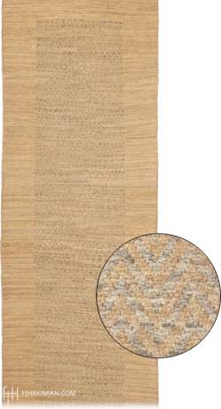 Soumak Runner carpet, Persia, circa 2004, 19'10" x 3'1", ref 16340