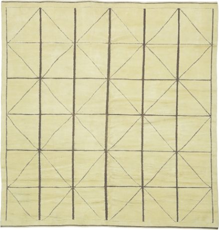 Ingrid II, Art Deco carpet, China, circa 2004, 9'10" x 9'5", ref 16429