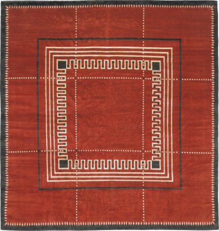 Red Square, Modern carpet, ref Custom