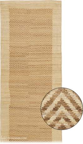 Soumak Runner carpet, Persia, circa 2004, 23'10" x 3'6", ref 16635
