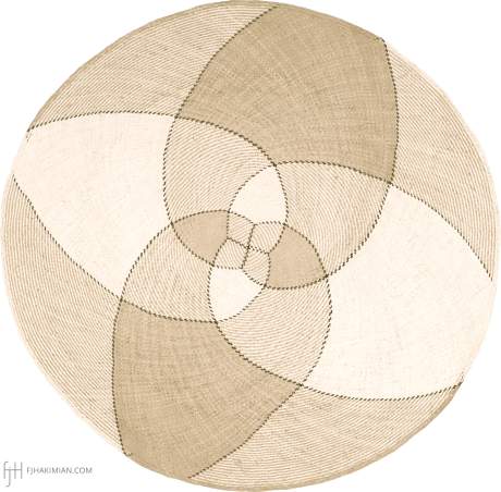 Woven Mat, South America, circa 2009, 6'7" x 6'7", ref 21424