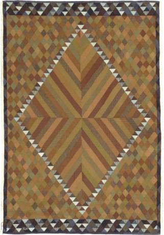 Swedish Flat Weave carpet, Sweden, circa 1950, 8'4" x 5'9", ref 22023
