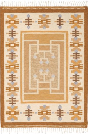 Swedish Flat Weave carpet, Sweden, circa 1940, 7'7" x 5'6", ref 22052