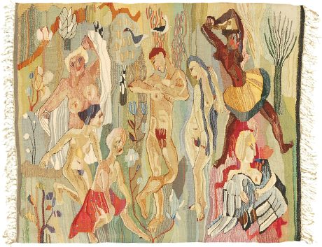 Swedish Wall Hanging, Sweden, circa 1960, 2'1" x 2'7", ref 22069