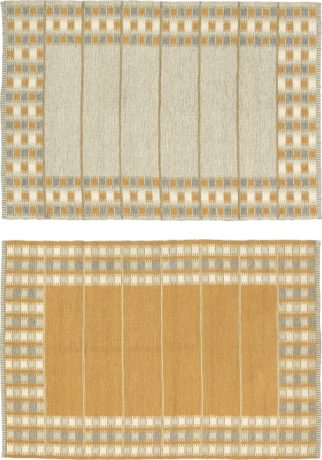 Swedish Flat Weave carpet, Sweden, circa 1949, 6'8" x 4'8", ref 22088