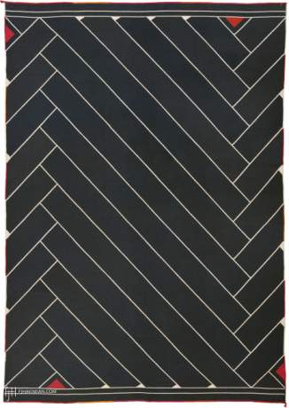 Danish Flat Weave, Swedish Flatweave carpet, Denmark, circa 1950, 14'2" x 10'1", ref 22148