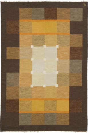 Swedish Flat Weave carpet, Sweden, 1950-60, 7'10" x 5'3", ref 22196