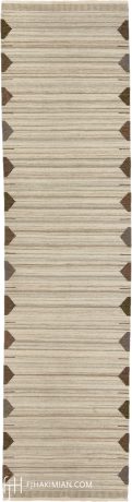Swedish Flat Weave carpet, Sweden, circa 1920, 13'4" x 3'4", ref 22254