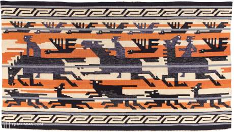 Swedish Tapestry, Wall Hanging, Sweden, circa 1903, 4'0" x 7'0", ref 22266