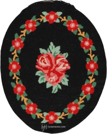 Needlepoint carpet, France, 2'0" x 2'0", ref 22277