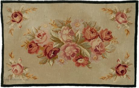 Needlepoint carpet, France, 2'0" x 3'0", ref 22281