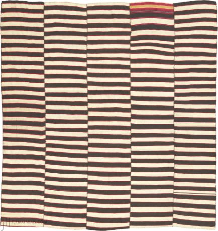 Vintage Kilim Composition carpet, Iran, circa 1940, 8'7" x 8'1", ref 23045