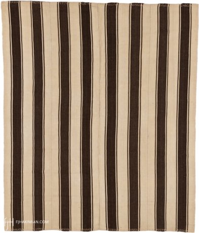 Vintage Kilim Compositions carpet, Iran, circa 1940, 7'1" x 5'11", ref 23076