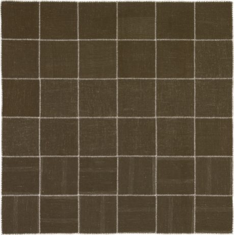 Vintage Kilim Composition carpet, Persia, circa 1940, 10'4" x 10'2", ref 23148