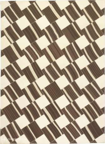 Vintage Kilim Composition carpet, Iran, circa 1940, 16'8" x 12'2", ref 23160