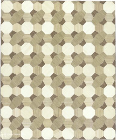 Vintage Kilim Composition carpet, Persia, circa 1940, 11'4" x 9'6", ref 23196