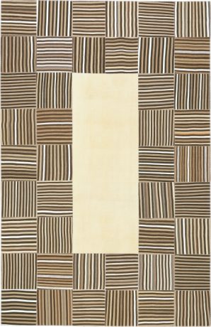Vintage Kilim Composition carpet, Turkey, circa 1940, 18'0" x 11'8", ref 23202