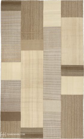 Vintage Kilim Composition carpet, Persia, circa 1940, 17'0" x 10'3", ref 23230