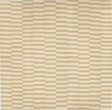 Vintage Kilim Composition carpet, Persia, circa 1940, 11'10" x 11'6", ref 23304