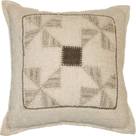 Vintage Kilim Composition Pillow, Persia, Mid 20th Century, 1'7" x 1'7", ref 23327