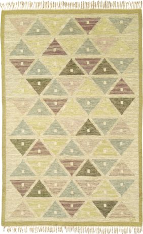 Swedish Flat Weave carpet, Sweden, circa 1941, 9'11" x 5'11", ref 02647