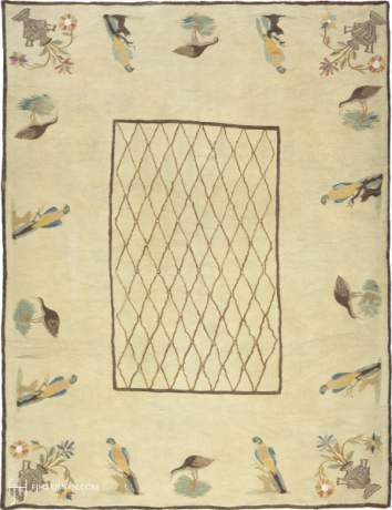 BESSARABIAN carpet, USSR, circa 1850, 6'5" x 4'11", ref 02876