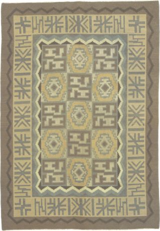 Swedish Flat Weave carpet, Sweden, circa 1950, 11'8" x 8'2", ref 02974
