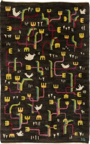 Swedish Pile carpet, Sweden, circa 1940, 6'10" x 4'6", ref 03248