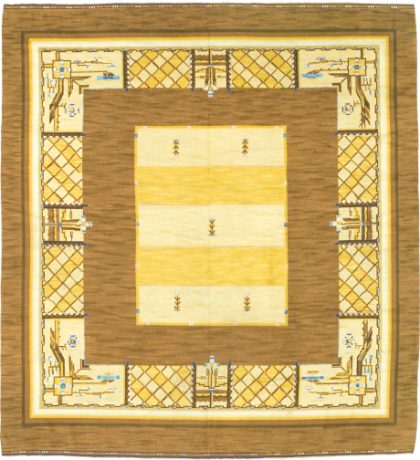 Swedish Pile carpet, Sweden, circa 1920, 12'9" x 11'10", ref 03415