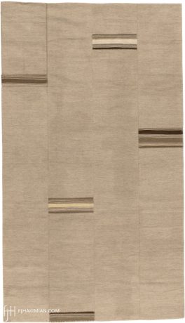 VINTAGE KILIM COMPOSITION carpet, Persia, circa 1940, 7'10" x 4'6", ref 371542