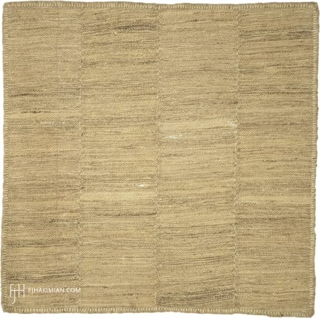 VINTAGE KILIM COMPOSITION carpet, Persia, circa 1940, 2'2" x 2'2", ref 37578