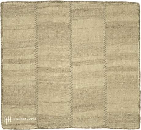 VINTAGE KILIM COMPOSITION carpet, Iran, circa 1940, 1'10" x 2'0", ref 37967