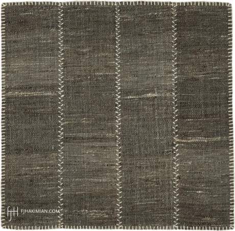 VINTAGE KILIM COMPOSITION carpet, Persia, circa 1930, 1'10" x 1'10", ref 47410