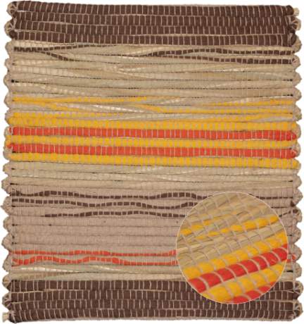 Woven Mat, Brazil, circa 2017, 1'9" x 1'8", ref 47445