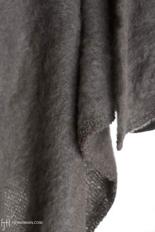 Mohair Throw, South Africa, circa 2017, 6'5" x 5'3", ref AM- Queen size Blanket Fluffy- Taupe