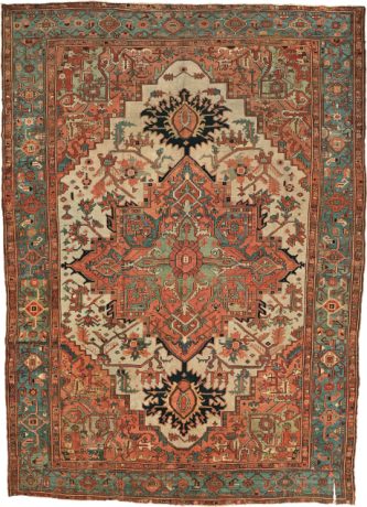 Serapi carpet, Persia, circa 1880, 12'8" x 8'4", ref 05031