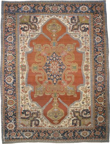 Serapi carpet, Persia, circa 1890, 18'6" x 14'1", ref 05060