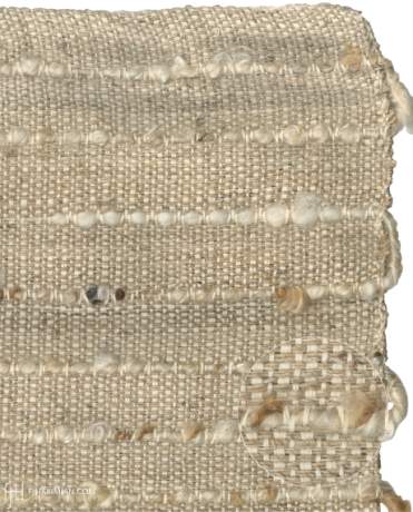 Sardinian Mat carpet, Sardinia, ref IF-Hemp + Natural Lox Mohair