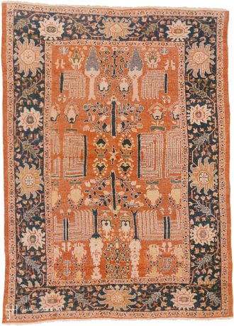 ZIEGLER SULTANABAD carpet, Iran, circa 1890, 10'8" x 7'10", ref 06058